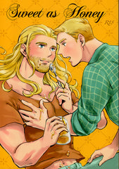 Avengers Doujinshi - Sweet as Honey (Steve x Thor) - Cherden's Doujinshi Shop - 1
