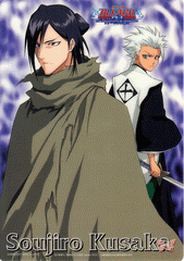 Bleach Clear Plate - Jumbo Carddass Clear Visual Collection 3: Bleach Theatrical Edition The DiamondDust Rebellion Soujiro Kusaka (Soujiro Kusaka) - Cherden's Doujinshi Shop - 1