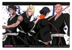 Bleach Clear Plate - Jumbo Carddass EX Bleach Clear Soul Plate 2 Shuhei Hisagi Iduru Kira Yumichika Ayasegawa Ikkaku Madarame (Shuhei Hisagi) - Cherden's Doujinshi Shop - 1