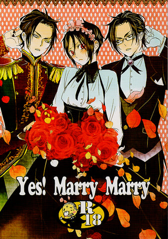 Black Butler Doujinshi - Yes!  Marry Marry (Claude x Sebastian) - Cherden's Doujinshi Shop - 1