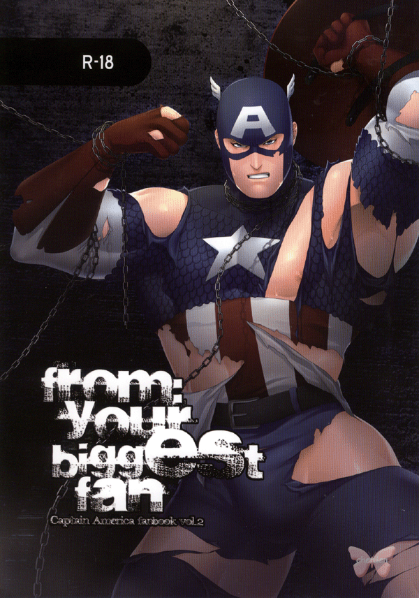 Captain America YAOI Doujinshi - from:  your biggest fan (Man x Steve (Captain America)) - Cherden's Doujinshi Shop
 - 1