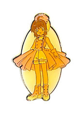 Cardcaptors Pin - Sakura Pins 5 Sakura Kinomoto No.21 Battle Costume White Oval (Sakura) - Cherden's Doujinshi Shop - 1