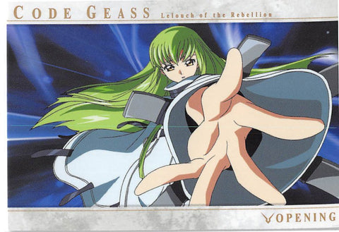 Code Geass: Lelouch of the Rebellion Trading Card - 024 Carddass Masters Opening - C.C. (C.C.) - Cherden's Doujinshi Shop - 1