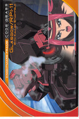 Code Geass: Lelouch of the Rebellion Trading Card - 075 Carddass Masters 2nd: Knightmare Frame: Glasgow/RPI-11 with Kallen Stadtfeld (Kallen) - Cherden's Doujinshi Shop - 1