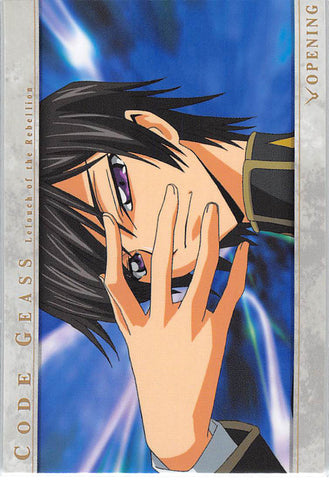 Code Geass: Lelouch of the Rebellion Trading Card - 082 Carddass Masters 2nd: Opening/Ending - Lelouch (Lelouch) - Cherden's Doujinshi Shop - 1