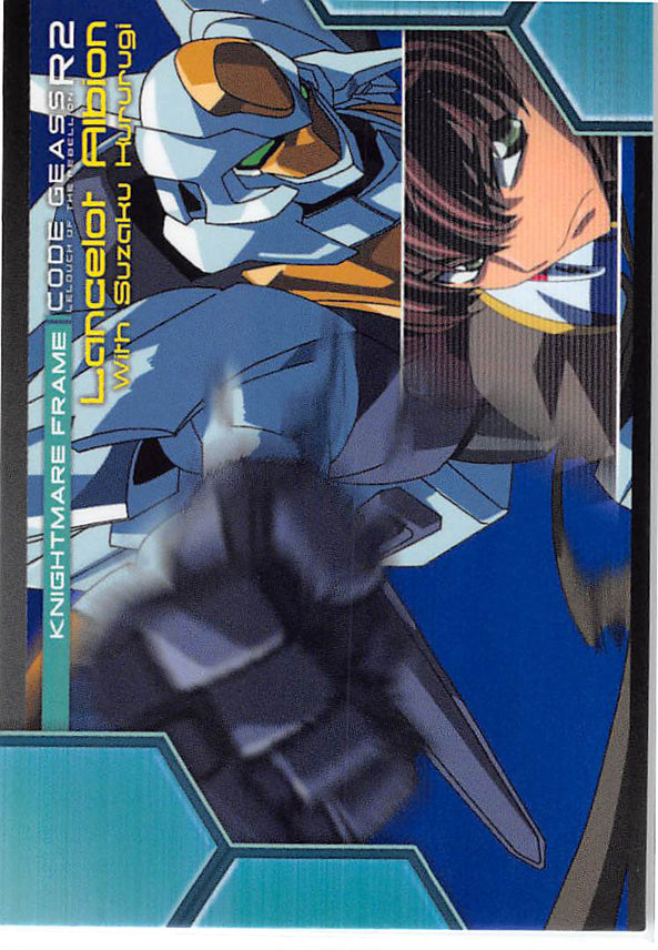 Code Geass: Lelouch of the Rebellion Trading Card - 091 Carddass Masters R2 2nd Turn: Knightmare Frame: Lancelot Albion with Suzaku Kururugi (Suzaku Kururugi) - Cherden's Doujinshi Shop - 1