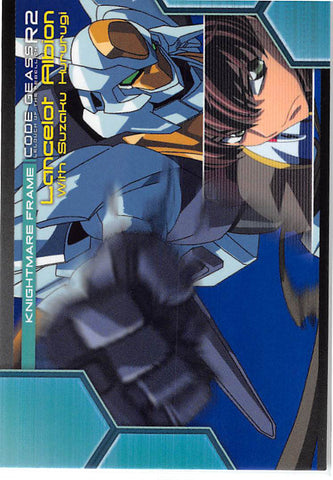 Code Geass: Lelouch of the Rebellion Trading Card - 091 Carddass Masters R2 2nd Turn: Knightmare Frame: Lancelot Albion with Suzaku Kururugi (Suzaku Kururugi) - Cherden's Doujinshi Shop - 1