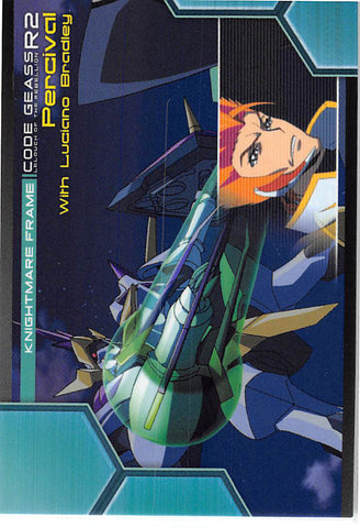 Code Geass: Lelouch of the Rebellion Trading Card - 097 Carddass Masters R2 2nd Turn: Knightmare Frame: Percival with Luciano Bradley (Luciano Bradley) - Cherden's Doujinshi Shop - 1