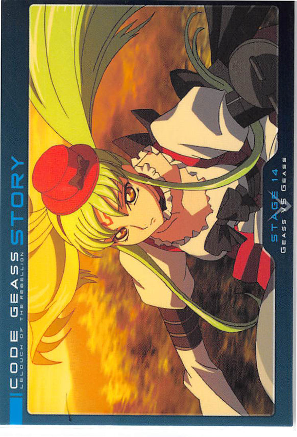 Code Geass: Lelouch of the Rebellion Trading Card - 102 Carddass Masters 2nd: Story: Stage 14 / Geass VS Geass (C.C.) - Cherden's Doujinshi Shop - 1