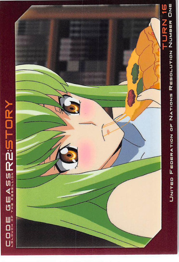 Code Geass: Lelouch of the Rebellion Trading Card - 106 Carddass Masters R2 2nd Turn: Story: Turn 16 United Federation of Nations Resolution Number One (C.C.) - Cherden's Doujinshi Shop - 1