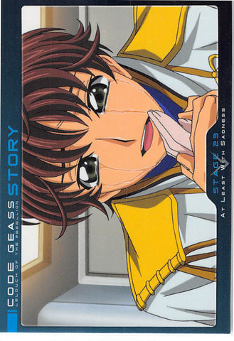 Code Geass: Lelouch of the Rebellion Trading Card - 121 Carddass Masters 2nd: Story: Stage 23 / At least with Sadness (Suzaku Kururugi) - Cherden's Doujinshi Shop - 1