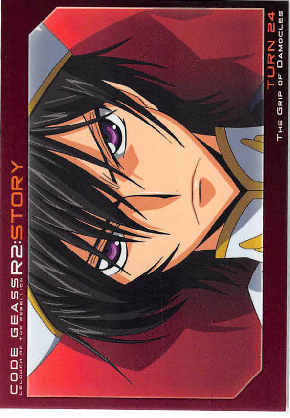 Code Geass: Lelouch of the Rebellion Trading Card - 122 Carddass Masters R2 2nd Turn: Story: Turn 24 The Grip of Damocles (Lelouch) - Cherden's Doujinshi Shop - 1