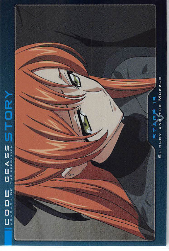 Code Geass: Lelouch of the Rebellion Trading Card - 175 Carddass Masters Extra Stage: Story: Stage 13 / Shirley and the Muzzle (Shirley Fenette) - Cherden's Doujinshi Shop - 1
