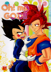 Dragon Ball Z Doujinshi - Oh! My GOD!! (Goku x Vegeta) - Cherden's Doujinshi Shop - 1