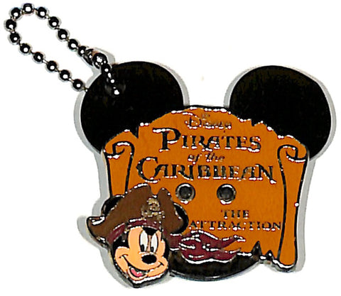 Disney Charm - 2007 Pirates of the Caribbean Mickey Mascot Tokyo Disneyland Limited Edition Promo (Mickey Mouse) - Cherden's Doujinshi Shop - 1