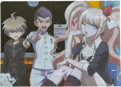 Danganronpa Clear File - Minna no Kuji F Prize Clear File Waku Waku no Doki Doki Version Junko Enoshima Makoto Naegi Monokuma and Kiyotaka Ishimaru (Junko Enoshima) - Cherden's Doujinshi Shop - 1