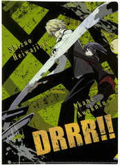 DRRR!! Clear File - DuraKuji F-4 A4 Clear File D Shizuo Heiwajima and Akane Awakusu (Shizuo Heiwajima) - Cherden's Doujinshi Shop - 1