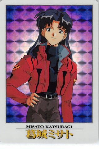 Neon Genesis Evangelion Trading Card - No.66 Normal Carddass (FOIL) Misato Katsuragi (Misato Katsuragi) - Cherden's Doujinshi Shop - 1