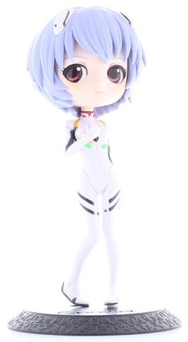 Neon Genesis Evangelion Figurine - Q Posket: Rei Ayanami Plug Suit Style Type B (Purple  Hair Version) BROKEN PEG (Rei Ayanami) - Cherden's Doujinshi Shop - 1