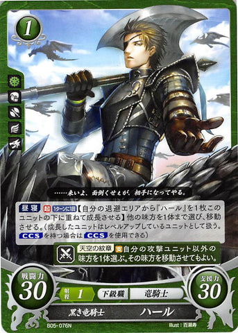 Fire Emblem 0 (Cipher) Trading Card - B05-076N Black Dragon Knight Haar (Haar) - Cherden's Doujinshi Shop - 1