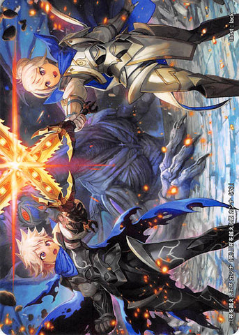 Fire Emblem 0 (Cipher) Trading Card - Marker Card: Kana (Male) / Kana (Female) - CM93 Player's Box (Red) Card (Kana) - Cherden's Doujinshi Shop - 1
