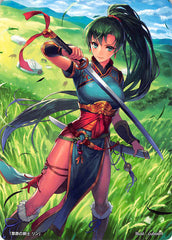 Fire Emblem 0 (Cipher) Trading Card - Marker Card: Lyn Sacean Plains Swordswoman - 2/2017 Prize Fire Emblem (0) Cipher (Lyn) - Cherden's Doujinshi Shop - 1