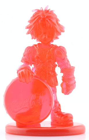 Final Fantasy 10 Figurine - Coca Cola Special Figure Collection Vol 3: #25 Tidus Deformed (Chibi) Red Crystal Version (Tidus) - Cherden's Doujinshi Shop - 1