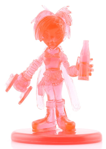 Final Fantasy 10 Figurine - Coca Cola Special Figure Collection Vol 3: #30 Rikku Deformed (Chibi) Red Crystal Version (Rikku) - Cherden's Doujinshi Shop - 1