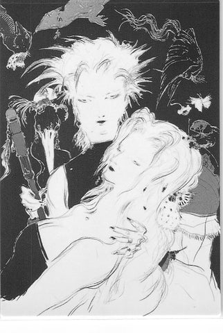 Final Fantasy 7 Trading Card - #128 Carddass Masters Cloud and Aerith Illustrated by Yoshitaka Amano (Cloud Strife x Aerith Gainsborough) - Cherden's Doujinshi Shop - 1