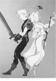 Final Fantasy 7 Trading Card - #131 Carddass Masters Cloud and Aerith Illustrated by Yoshitaka Amano (Cloud Strife x Aerith Gainsborough) - Cherden's Doujinshi Shop - 1