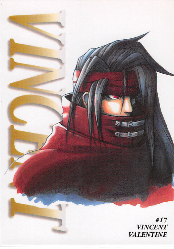 Final Fantasy 7 Trading Card - #17 Carddass Masters Vincent Valentine (Vincent Valentine) - Cherden's Doujinshi Shop - 1