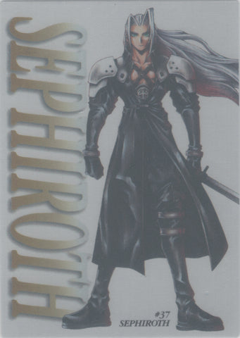 Final Fantasy 7 Trading Card - #37 Carddass Masters (SILVER FOIL) Sephiroth (Sephiroth) - Cherden's Doujinshi Shop - 1