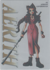 Final Fantasy 7 Trading Card - #3 Carddass Masters (SILVER FOIL) Aerith Gainsborough (Aerith Gainsborough) - Cherden's Doujinshi Shop - 1