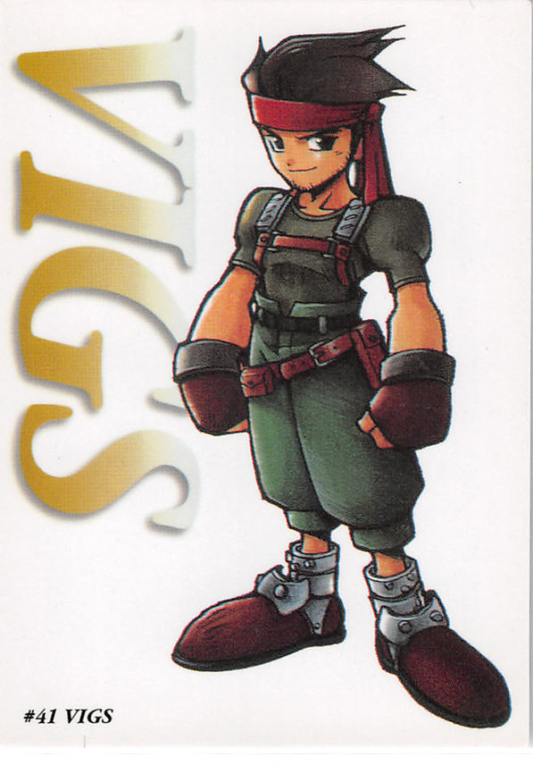 Final Fantasy 7 Trading Card - #41 Carddass Masters Vigs (Biggs) - Cherden's Doujinshi Shop - 1