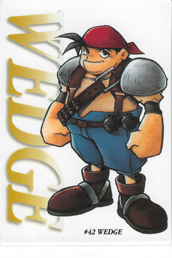 Final Fantasy 7 Trading Card - #42 Carddass Masters Wedge (Wedge) - Cherden's Doujinshi Shop - 1