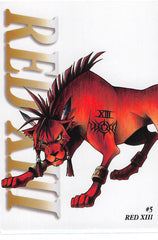 Final Fantasy 7 Trading Card - #5 Carddass Masters Red XIII (Red XIII) - Cherden's Doujinshi Shop - 1