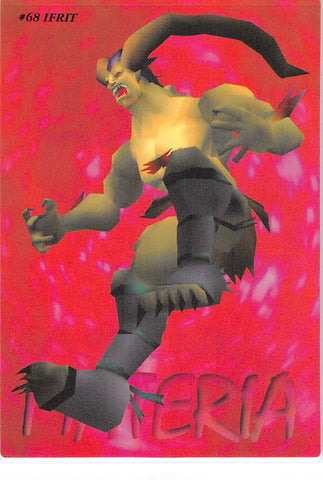 Final Fantasy 7 Trading Card - #68 Carddass Masters Ifrit (Ifrit) - Cherden's Doujinshi Shop - 1