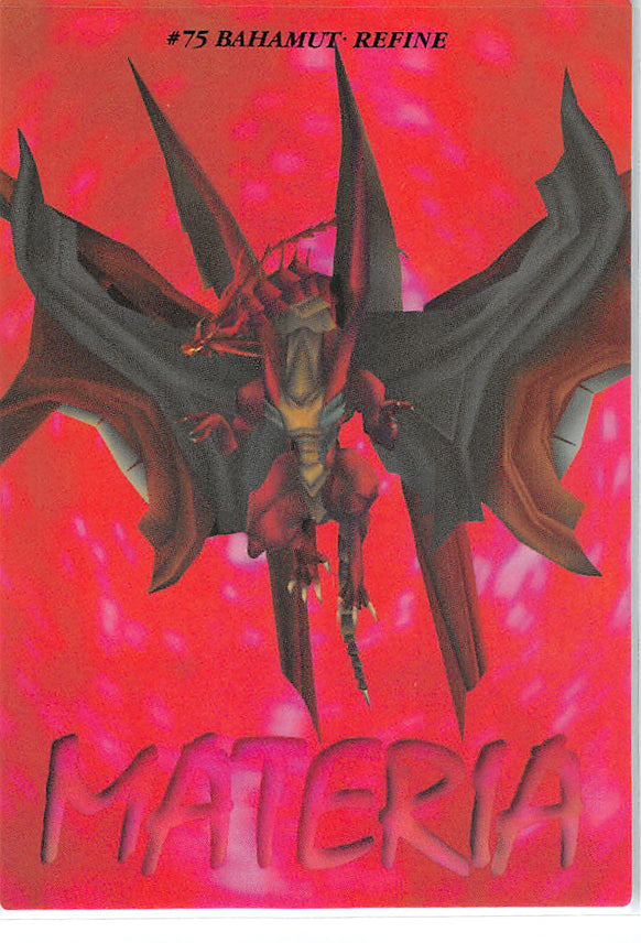 Final Fantasy 7 Trading Card - #75 Carddass Masters Bahamut Refine (Bahamut Refine) - Cherden's Doujinshi Shop - 1