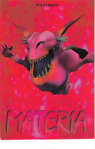 Final Fantasy 7 Trading Card - #79 Carddass Masters Typoon (Typhon) - Cherden's Doujinshi Shop - 1