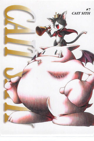 Final Fantasy 7 Trading Card - #7 Carddass Masters Cait Sith (Cait Sith) - Cherden's Doujinshi Shop - 1