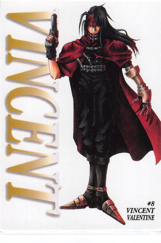 Final Fantasy 7 Trading Card - #8 Carddass Masters Vincent Valentine (Vincent Valentine) - Cherden's Doujinshi Shop - 1