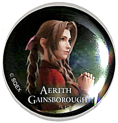 Final Fantasy 7 Pin - Final Fantasy VII Remake Pin Badge Collection Aerith Gainsborough (Aerith Gainsborough) - Cherden's Doujinshi Shop - 1