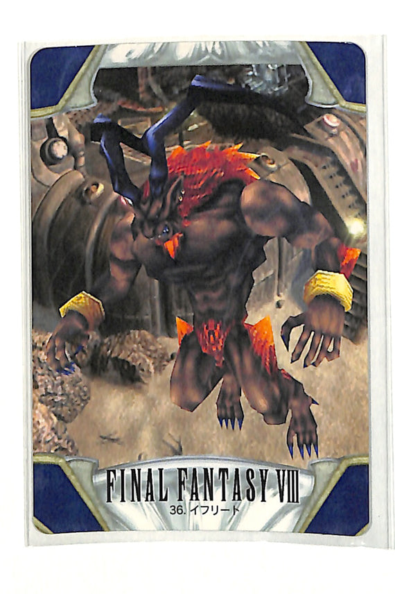 Final Fantasy 8 Trading Card - 36 Carddass Masters Part 1: Ifrit (Ifrit) - Cherden's Doujinshi Shop - 1
