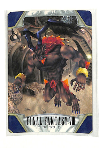 Final Fantasy 8 Trading Card - 36 Carddass Masters Part 1: Ifrit (Ifrit) - Cherden's Doujinshi Shop - 1