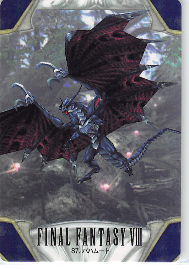 Final Fantasy 8 Trading Card - 87 Normal Carddass Part 2: Bahamut (Bahamut) - Cherden's Doujinshi Shop - 1