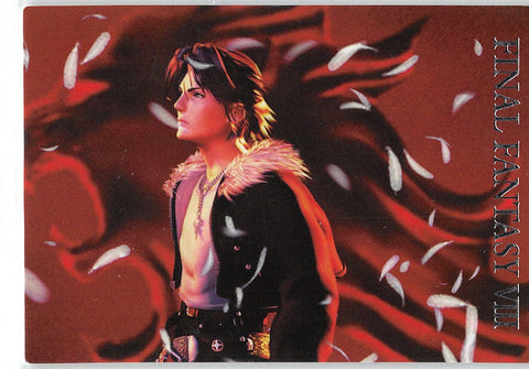 Final Fantasy 8 Trading Card - Visual Perfect Collection 16 Special Carddass Masters Triple Triad (SILVER FOIL SCRIPT) Squall Leonhart (Squall Leonhart) - Cherden's Doujinshi Shop - 1