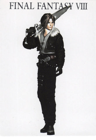 Final Fantasy 8 Trading Card - Visual Perfect Collection 19 Special Carddass Masters Triple Triad (SILVER FOIL SCRIPT) Squall Leonhart (Squall Leonhart) - Cherden's Doujinshi Shop - 1