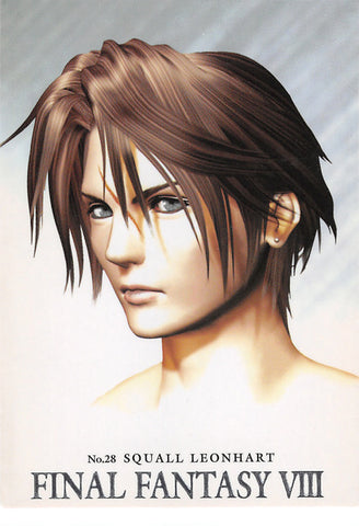 Final Fantasy 8 Trading Card - Visual Perfect Collection 28 Special Carddass Masters Triple Triad (SILVER FOIL SCRIPT) Squall Leonhart (Squall Leonhart) - Cherden's Doujinshi Shop - 1