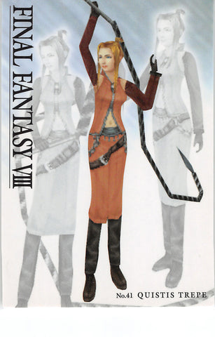 Final Fantasy 8 Trading Card - Visual Perfect Collection 41 Normal Carddass Masters Triple Triad Quistis Trepe (Quistis Trepe) - Cherden's Doujinshi Shop - 1