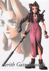 Final Fantasy Art Museum Trading Card - 1-002-2 Normal Art Museum Final Fantasy VII Anniversary Digital Plus: Aerith Gainsborough (Variant) (Aerith Gainsborough) - Cherden's Doujinshi Shop - 1